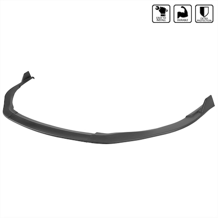 Spec-D Tuning FRONT BUMPER LIP - MATTE BLACK LPF-ES30013BK-PQ